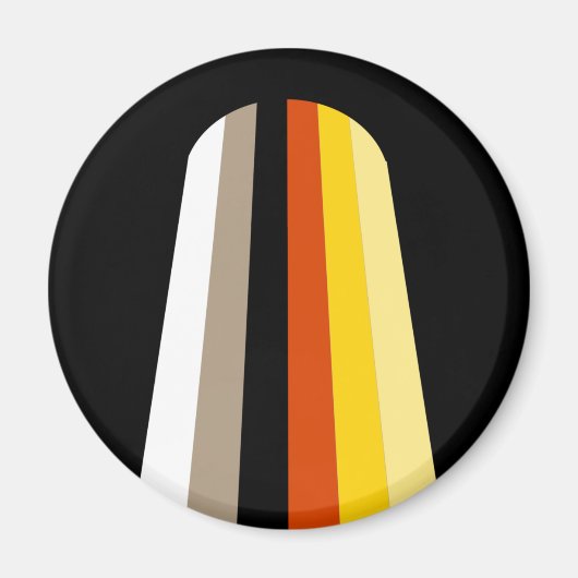 Fahne für lange Haare Magnet (Vorne)
