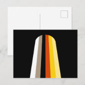 Fahne für lange Haare Postkarte (Vorne/Hinten)