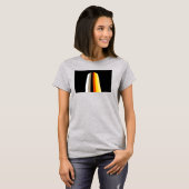Fahne für lange Haare T-Shirt (Vorne ganz)