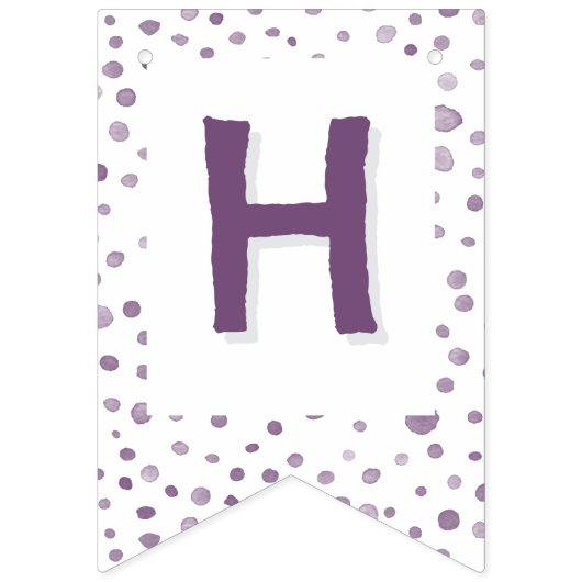 Fahne für Wasserfarben, Fleckchen Wimpelkette (Zweite Fahne)