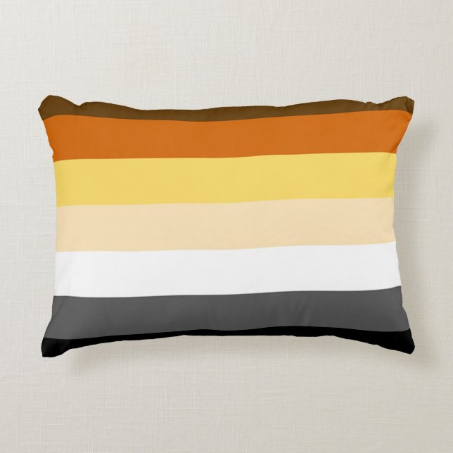 Fahne "Gay Bear Pride" Zierkissen (Vorderseite)