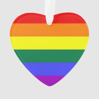 Fahne "Gay Lesbian LGBT Rainbow Prilag" Ornament