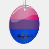 Fahne "Glossy Round Bisexuality" Keramikornament (Rechts)