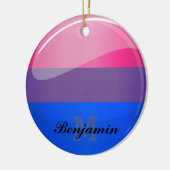 Fahne "Glossy Round Bisexuality" Keramikornament (Links)