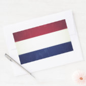Fahne Hollands Rechteckiger Aufkleber (Umschlag)