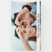 Fahne IHRER Foto- u. Textgewohnheit Banner (Vertikal)