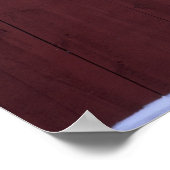 Fahne in Herzform bemalt auf Scheune nach 9-11. Poster (Ecke)