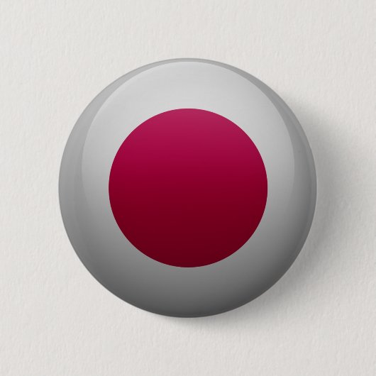 Fahne Japans Button (Vorderseite)