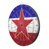 Fahne Jugoslawien Dartscheibe (Vorderseite rechts)