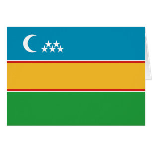 Fahne Karakalpakstan