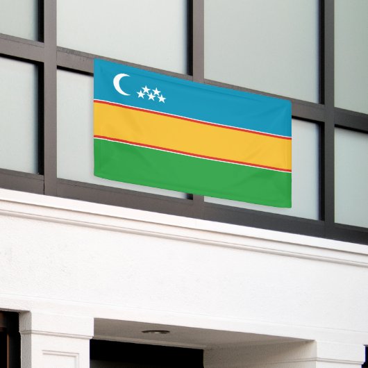 Fahne Karakalpakstan Banner (Äußeres Gebäude)