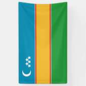 Fahne Karakalpakstan Banner (Vertikal)