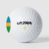 Fahne Karakalpakstan Golfball (Logo)