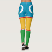 Fahne Karakalpakstan Leggings (Rückseite)