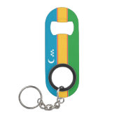 Fahne Karakalpakstan Mini Flaschenöffner (Vorderseite)