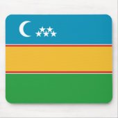 Fahne Karakalpakstan Mousepad (Vorne)
