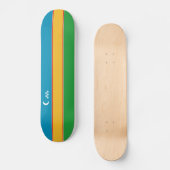Fahne Karakalpakstan Skateboard (Vorderseite)