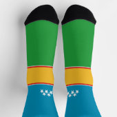 Fahne Karakalpakstan Socken (Oben)