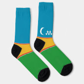 Fahne Karakalpakstan Socken (Rechts)