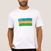 Fahne Karakalpakstan T-Shirt (Vorderseite)