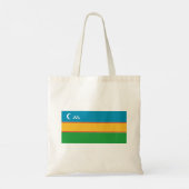 Fahne Karakalpakstan Tragetasche (Rückseite)
