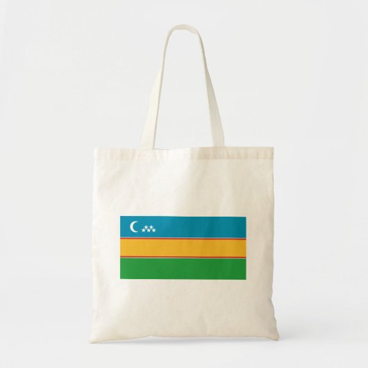 Fahne Karakalpakstan Tragetasche (Vorne)
