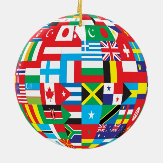 Fahne Keramik Ornament (Hinten)