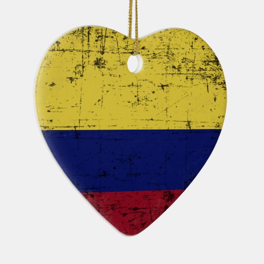 Fahne Kolumbiens Keramik Ornament (Rechts)