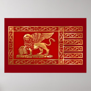 Fahne La Serenissima Poster