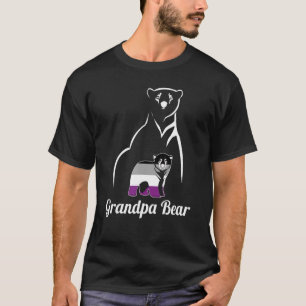 Fahne "Lgbt Asexual Grandpa Bear Ace Prilag" T-Shirt