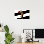 Fahne Liberty als Führer des Volkes-Mix Poster (Heimbüro)