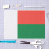 Fahne Madagaskar-Tissue Seidenpapier (Handwerk)