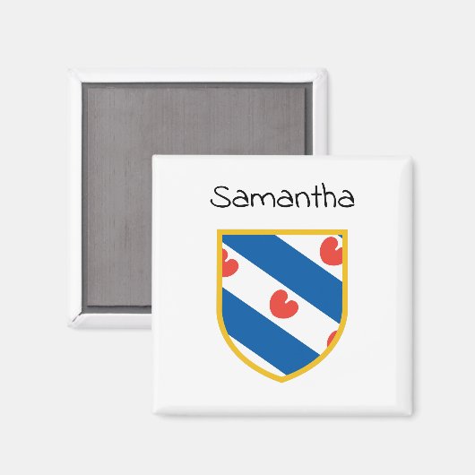 Fahne Magnet (Vorderseite/Rückseite)