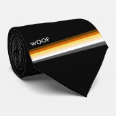 Fahne "Masculine and Sleek Gay Bear Pride" Krawatte (Gerollt)