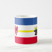 Fahne Mecklenburg-Western Pommern Kaffee Tasse (Mittel)