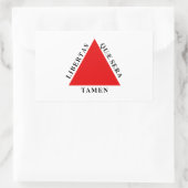 Fahne Minas Gerais Brasilien Rechteckiger Aufkleber (Tasche)