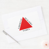 Fahne Minas Gerais Brasilien Rechteckiger Aufkleber (Umschlag)