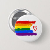 Fahne mit Herztaste Button (Vorne & Hinten)