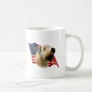 Fahne mit weichem Wheaten Terrier Kaffeetasse