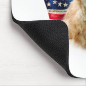 Fahne mit weichem Wheaten Terrier Mousepad (Ecke)