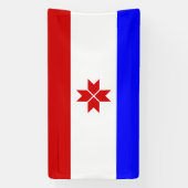 Fahne Mordovia Banner (Vertikal)