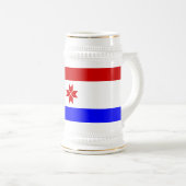 Fahne Mordovia Bierglas (VorderseiteRechts)
