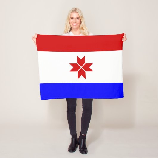 Fahne Mordovia Fleecedecke (Beispiel)