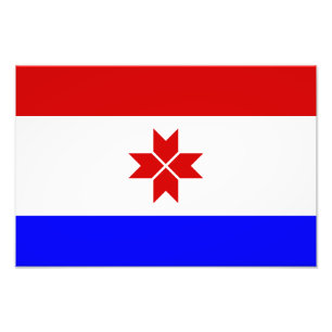 Fahne Mordovia Fotodruck