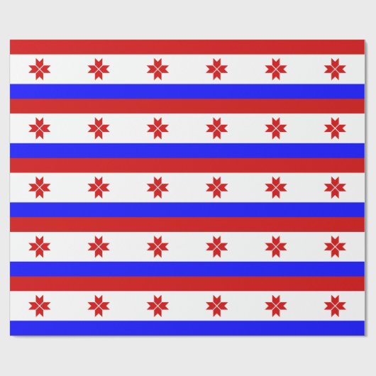 Fahne Mordovia Geschenkpapier (Flach)