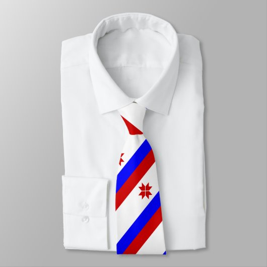 Fahne Mordovia Krawatte (Gebunden)