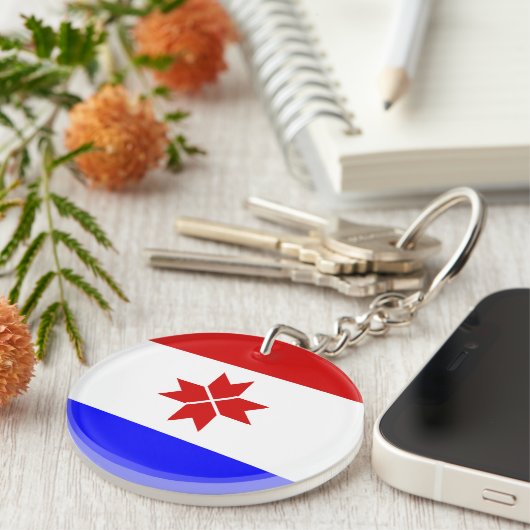 Fahne Mordovia Schlüsselanhänger (Vorderseite rechts)