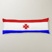 Fahne Mordovia Seitenschläferkissen (Rückseite)