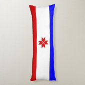 Fahne Mordovia Seitenschläferkissen (Rückseite (Vertikal))