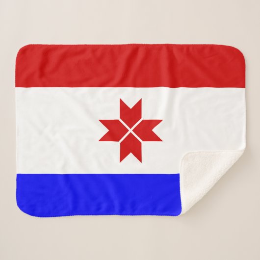 Fahne Mordovia Sherpadecke (Vorderseite (Horizontal))